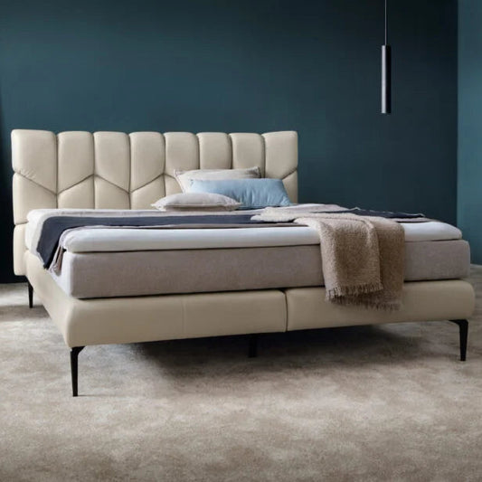 Gulta Baro adā 140/160/180x200 cm bēšs - N1 Home