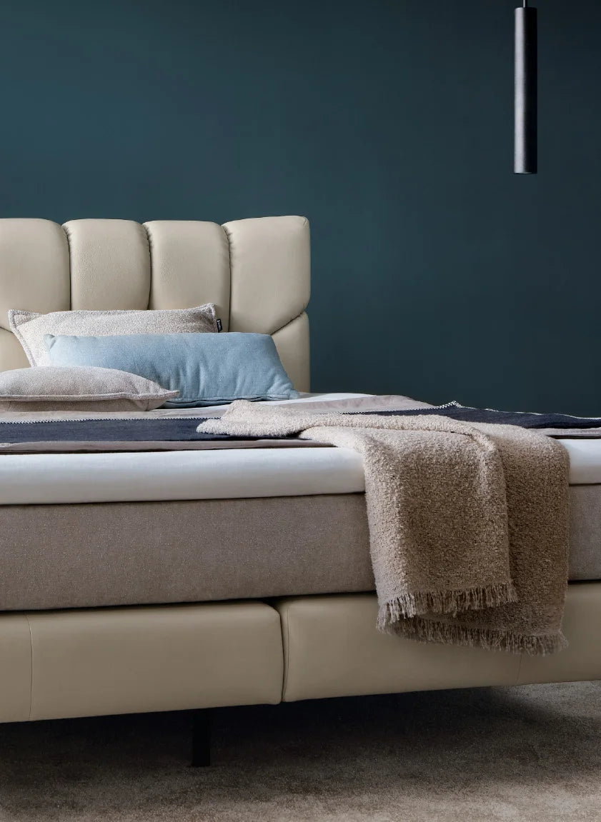 Gulta Baro adā 140/160/180x200 cm bēšs - N1 Home