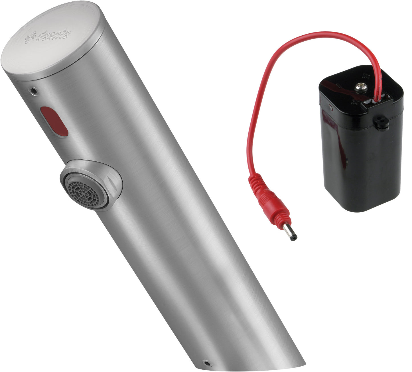 Izlietnes jaucējkrāns, bezkontakta, bez temperatūras regulēšanas - 4xAA Sense 205 mm matēts tērauds - N1 Home