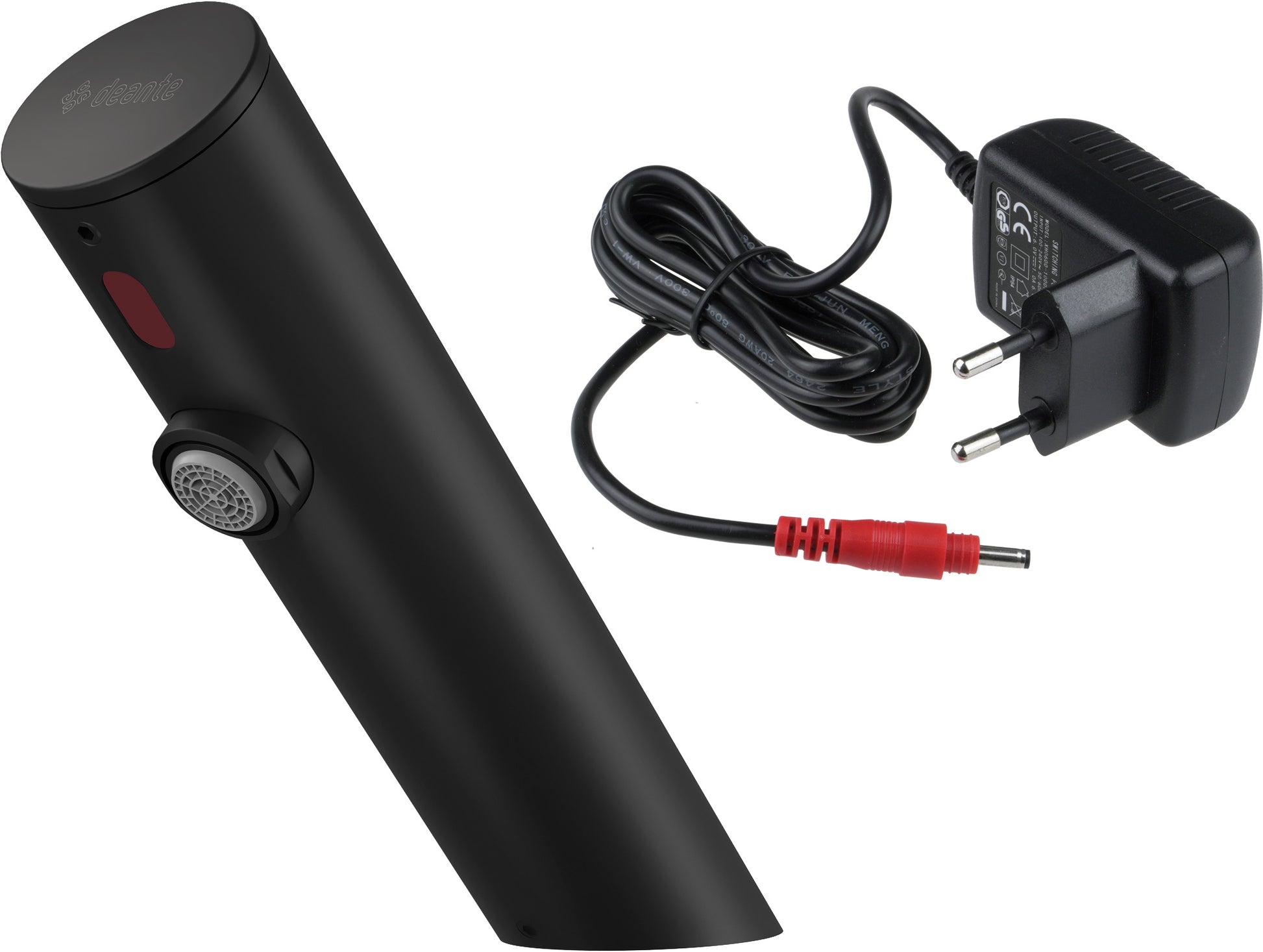 Izlietnes jaucējkrāns, bezkontakta, bez temperatūras regulēšanas - 230/6V Sense 205 mm nero - N1 Home