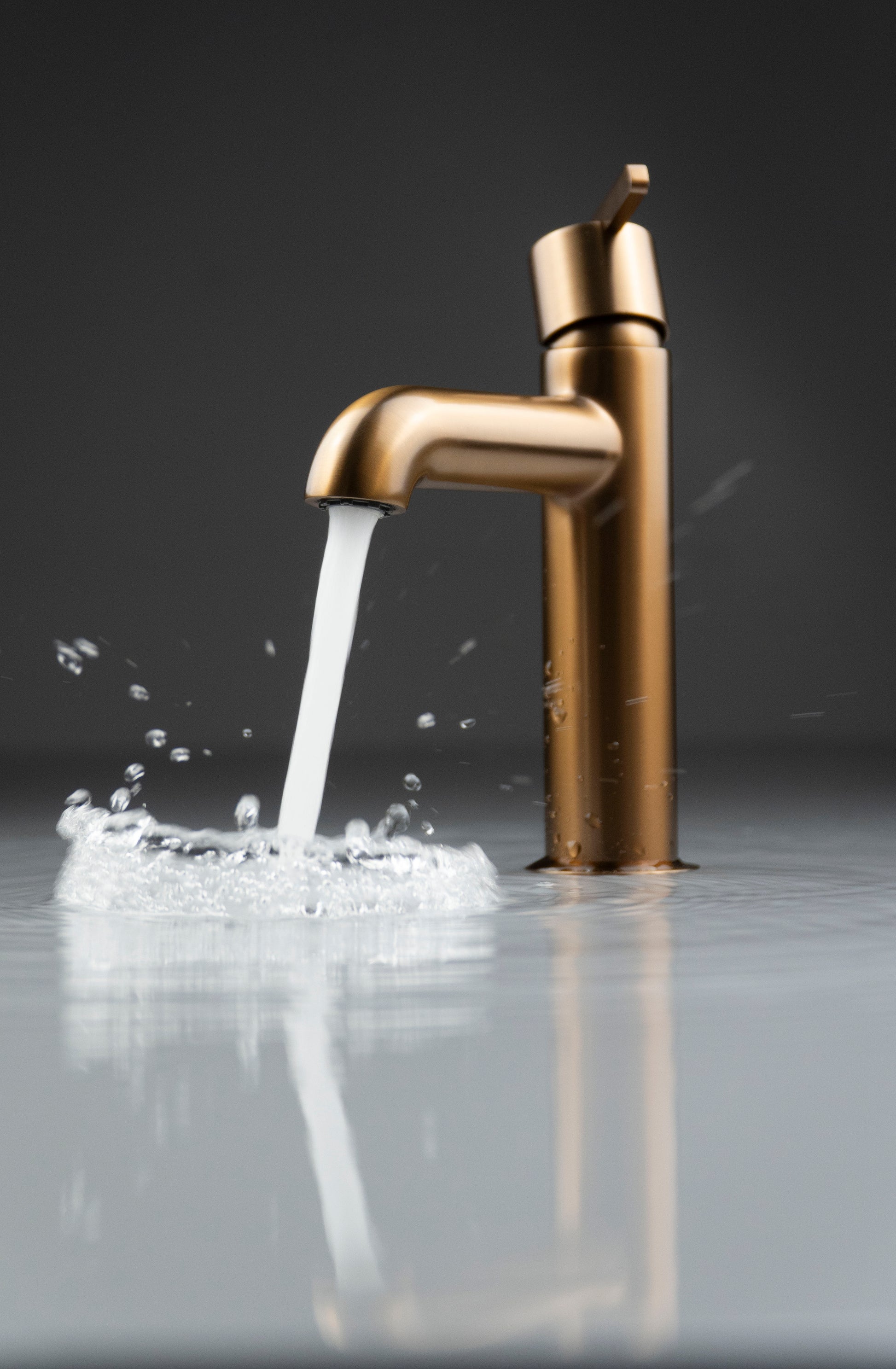 Izlietnes maisītājs SILIA 17 cm matēta bronza - N1 Home