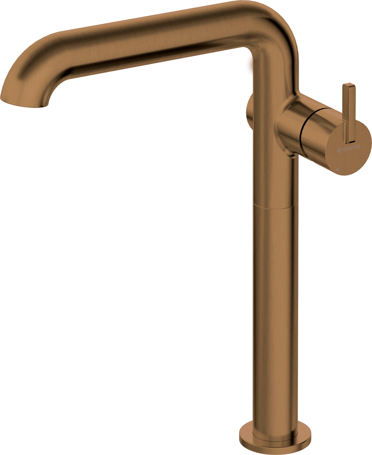 Izlietnes maisītājs, augsts, ar taisnstūra snīpi Silia 305 mm matēta bronza - N1 Home
