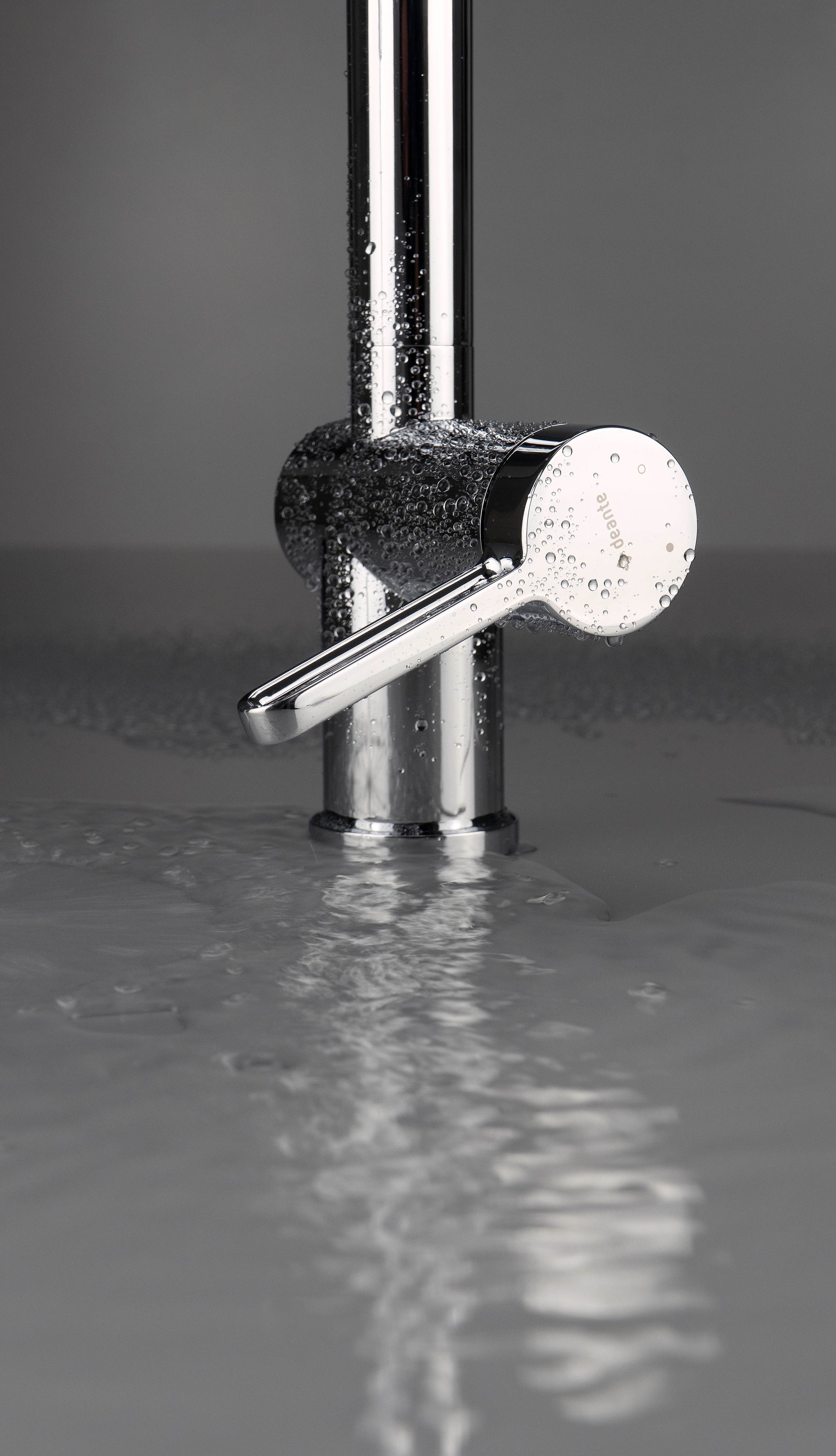 Virtuves jaucējkrāns ar ūdens filtra pieslēgumu un elastīgu snīpi Magnetic 549 mm hroms - N1 Home