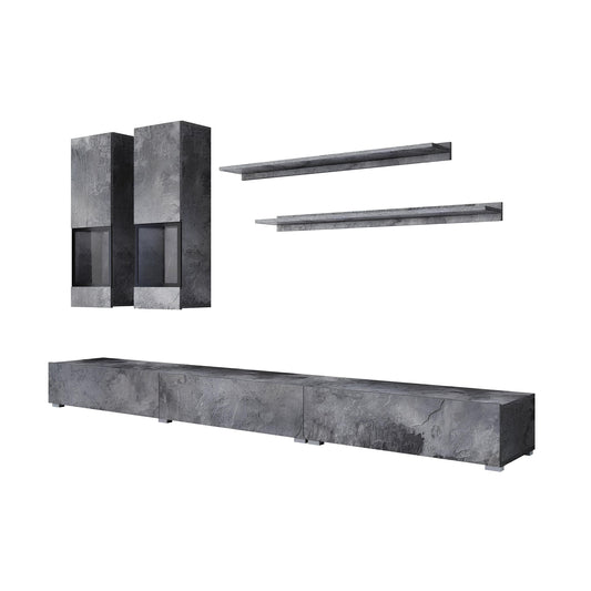 Sienas bloks Barots 270/41 cm šīferis/melns - N1 Home