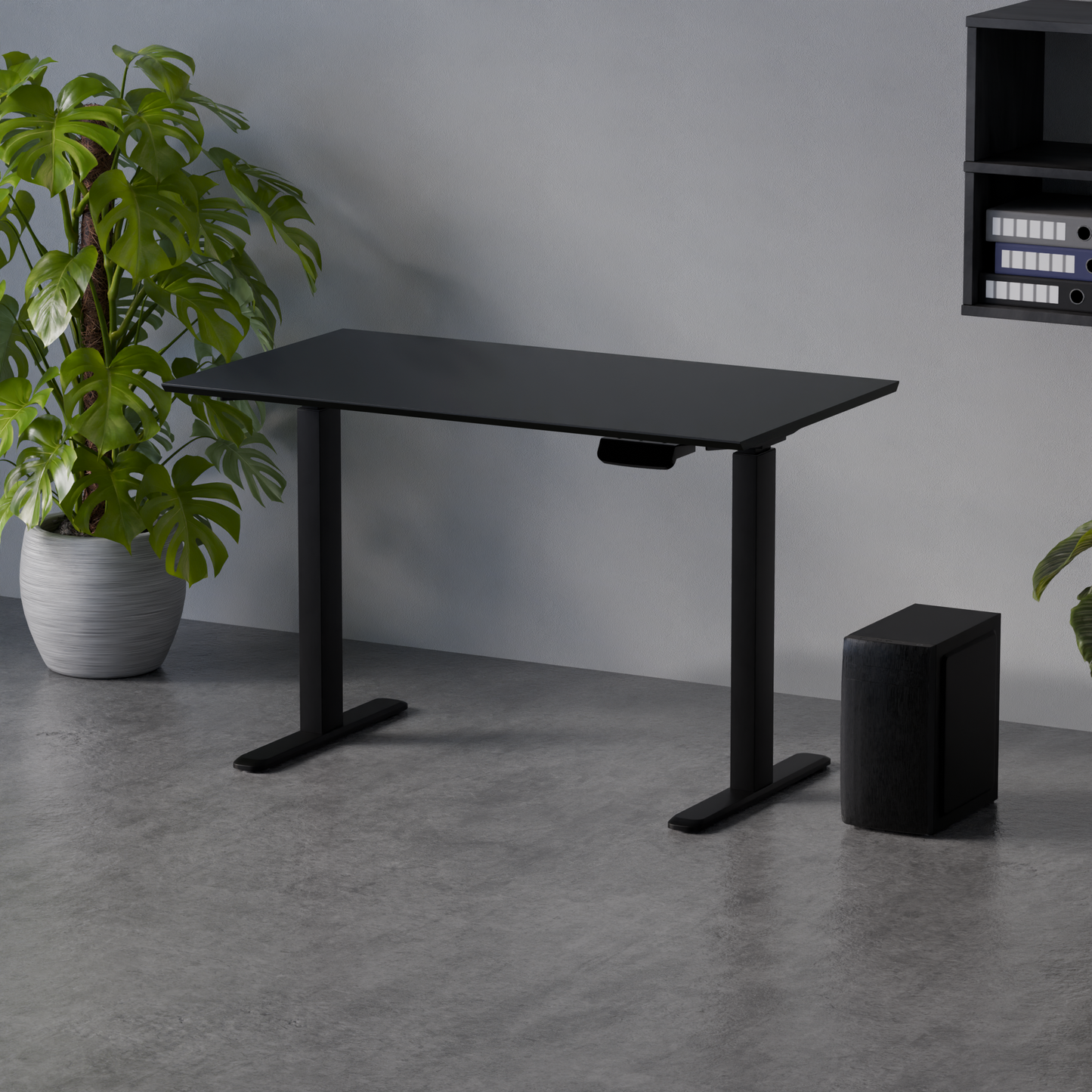 Biroja galds Conti Pro 60/120 cm melns - N1 Home