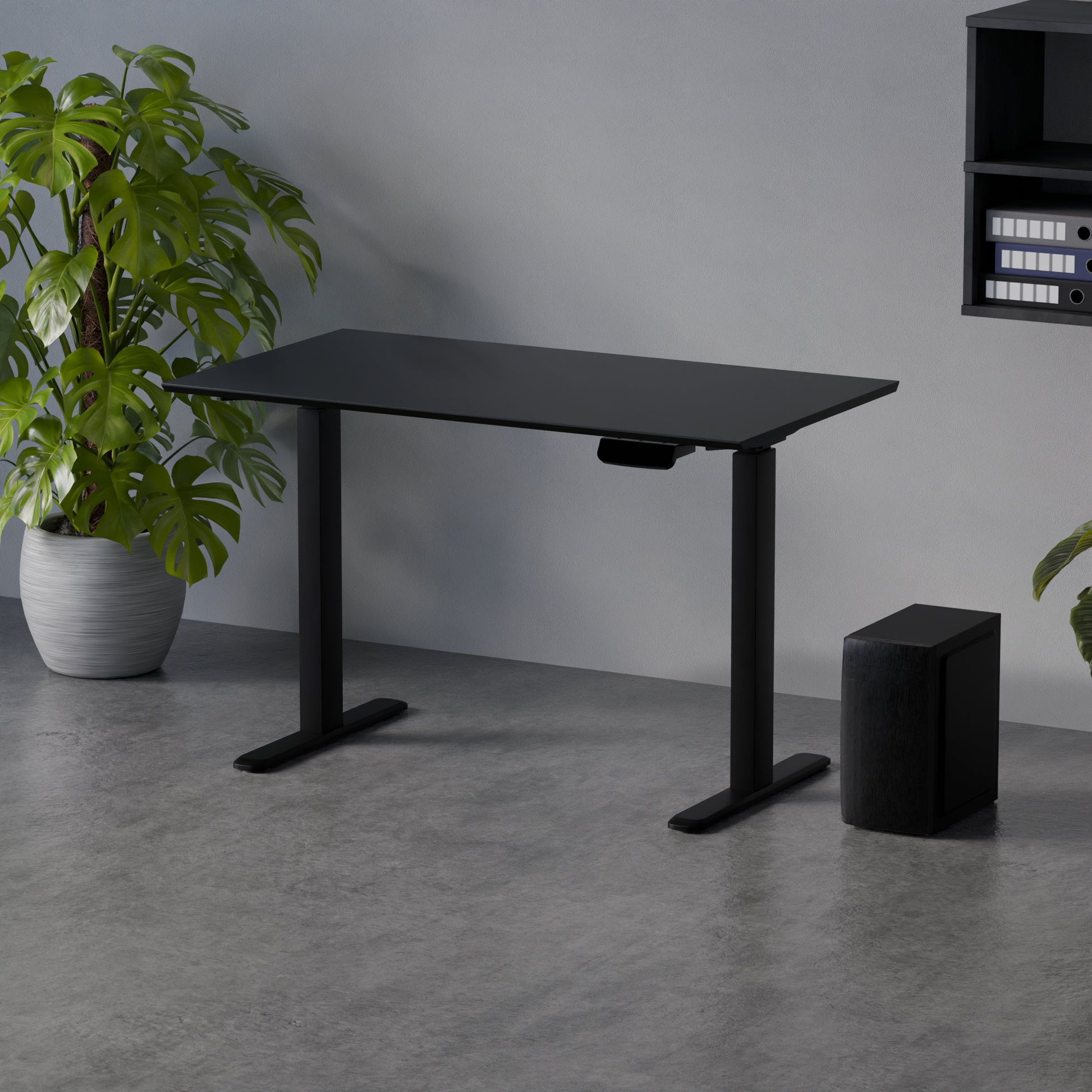 Biroja galds Conti Pro 60/120 cm melns - N1 Home