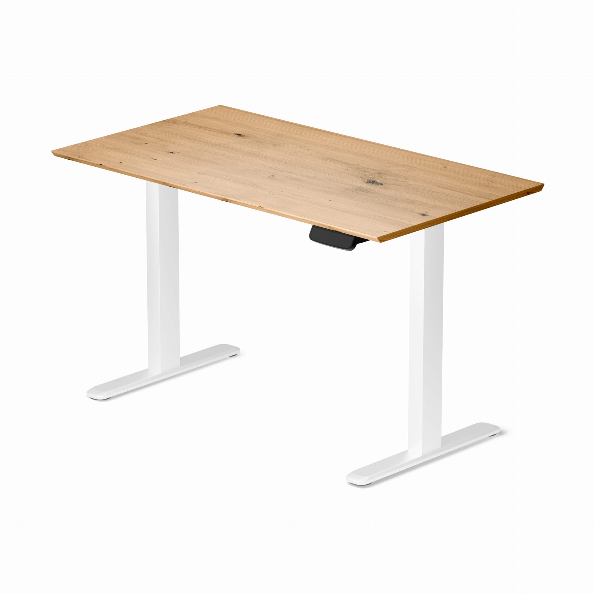 Biroja galds Conti Pro 60/120 cm balts/Artizan ozols - N1 Home