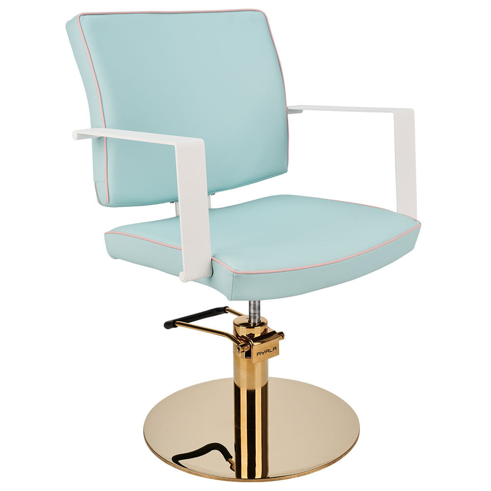 Frizētavas krēsls Dols 53/63/66 cm gaiši zils - N1 Home