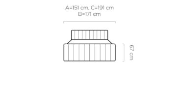 Gulta Cari 140/160/180 x 200 cm Monolith 77 - N1 Home