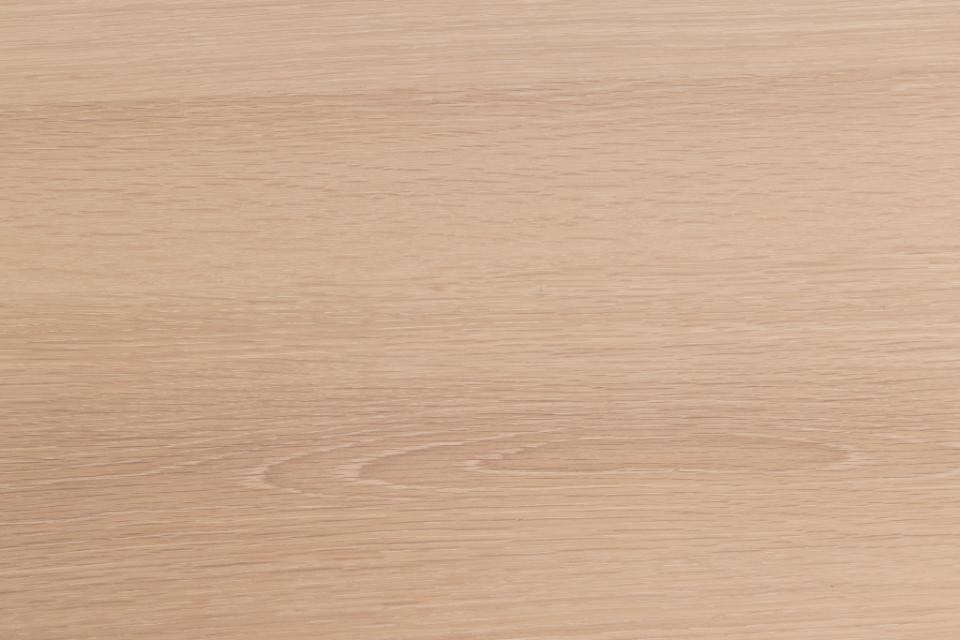 CH apaļš pusdienu galds balts pigmentēts eļļots ozola finieris Ø120x75 cm