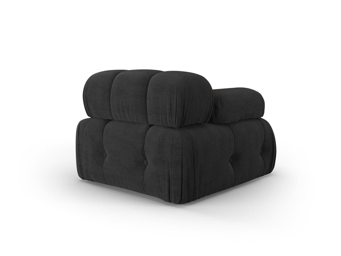 Sofa - krēsls Cosmopolitan Design  Ferento 96x96x71 cm melns - N1 Home
