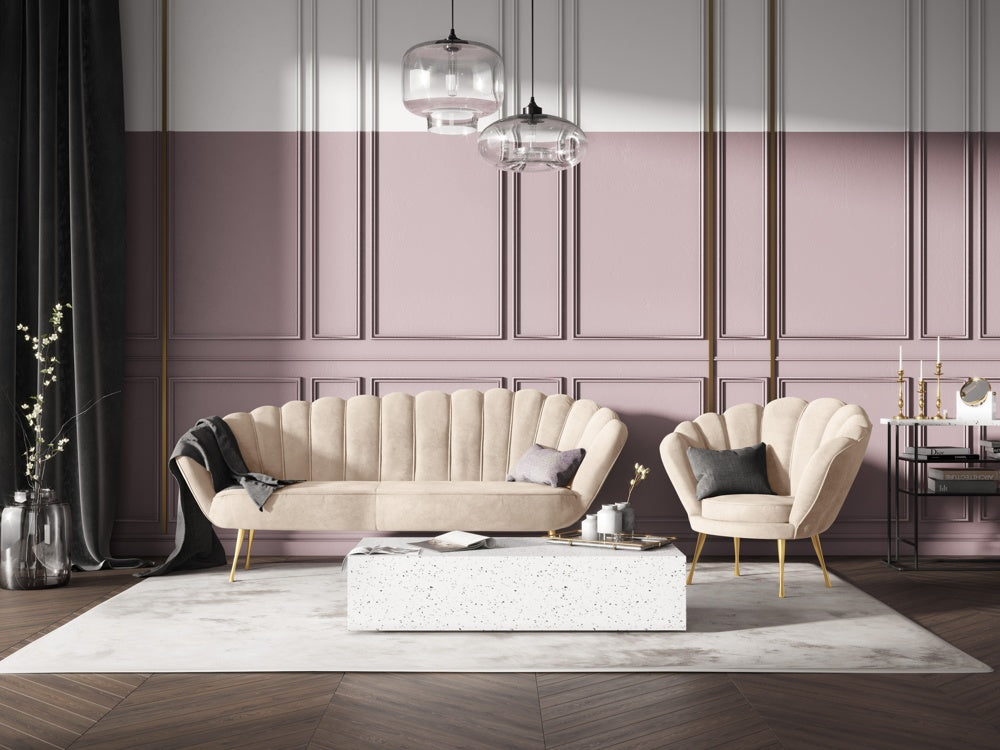 Dīvāns Kingston Cosmopolitan design 224x95x85 cm Ma 2201/3 kāju krāsas - N1 Home