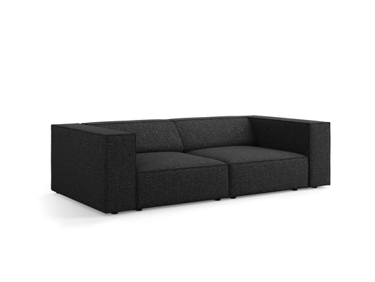 Dīvāns Cosmopolitan Design Arendal 204x102x70 cm melns - N1 Home