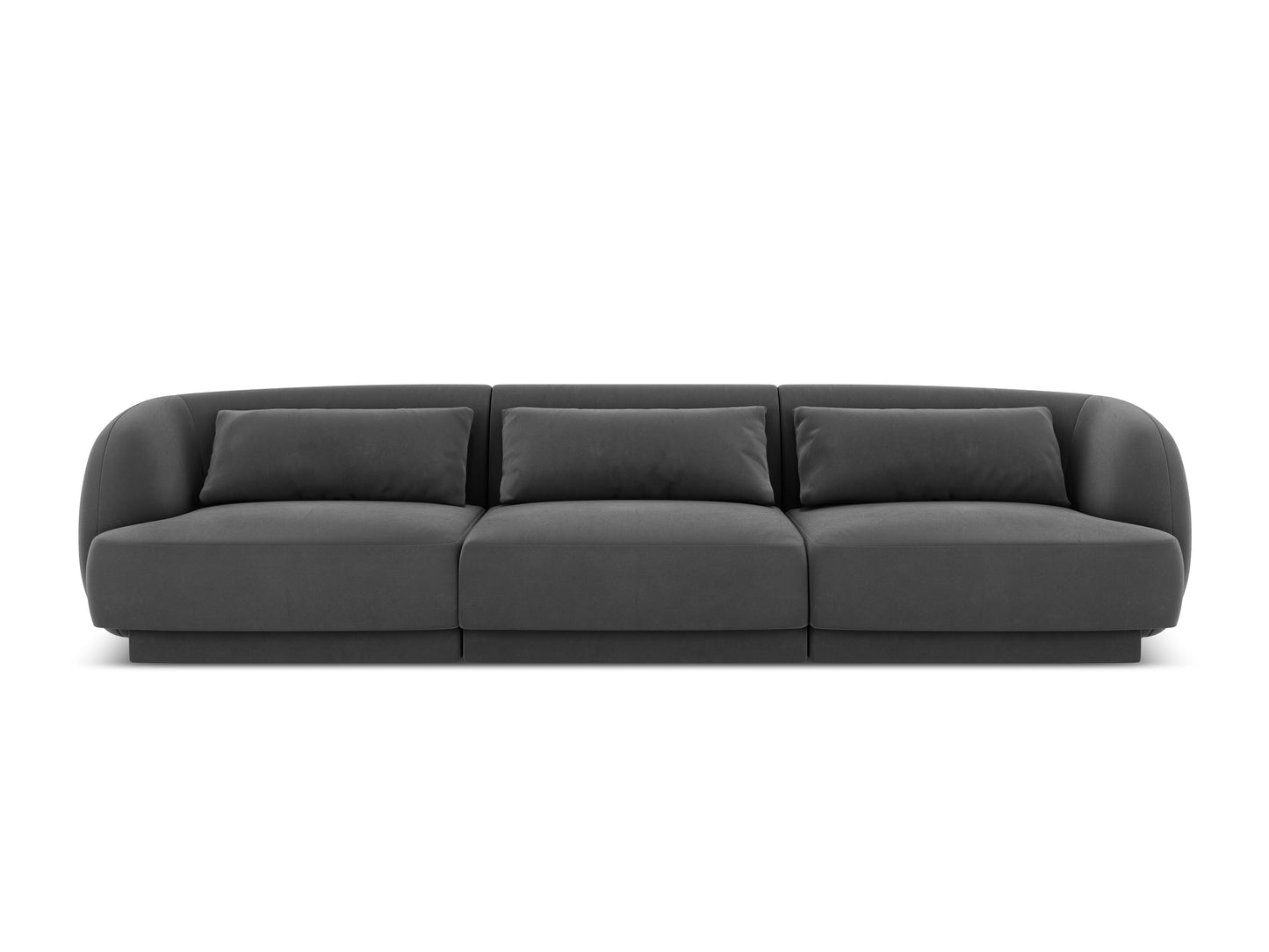 Dīvāns  Cosmopolitan Design Tulum 259x85x74 cm tumši pelēks - N1 Home