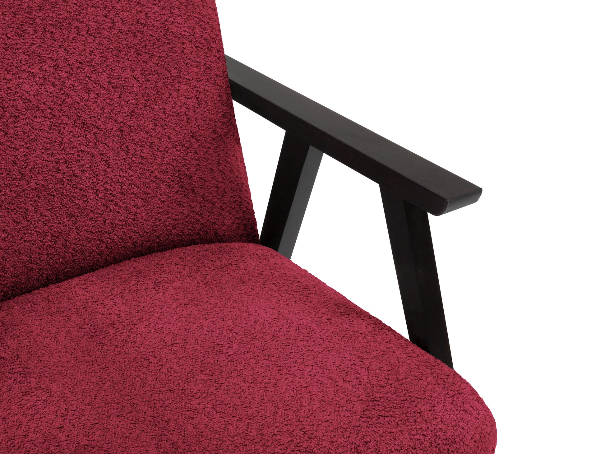 Atzveltnes krēsls Cosmopolitan Design Warsaw 79x59x78 cm rubīns - N1 Home