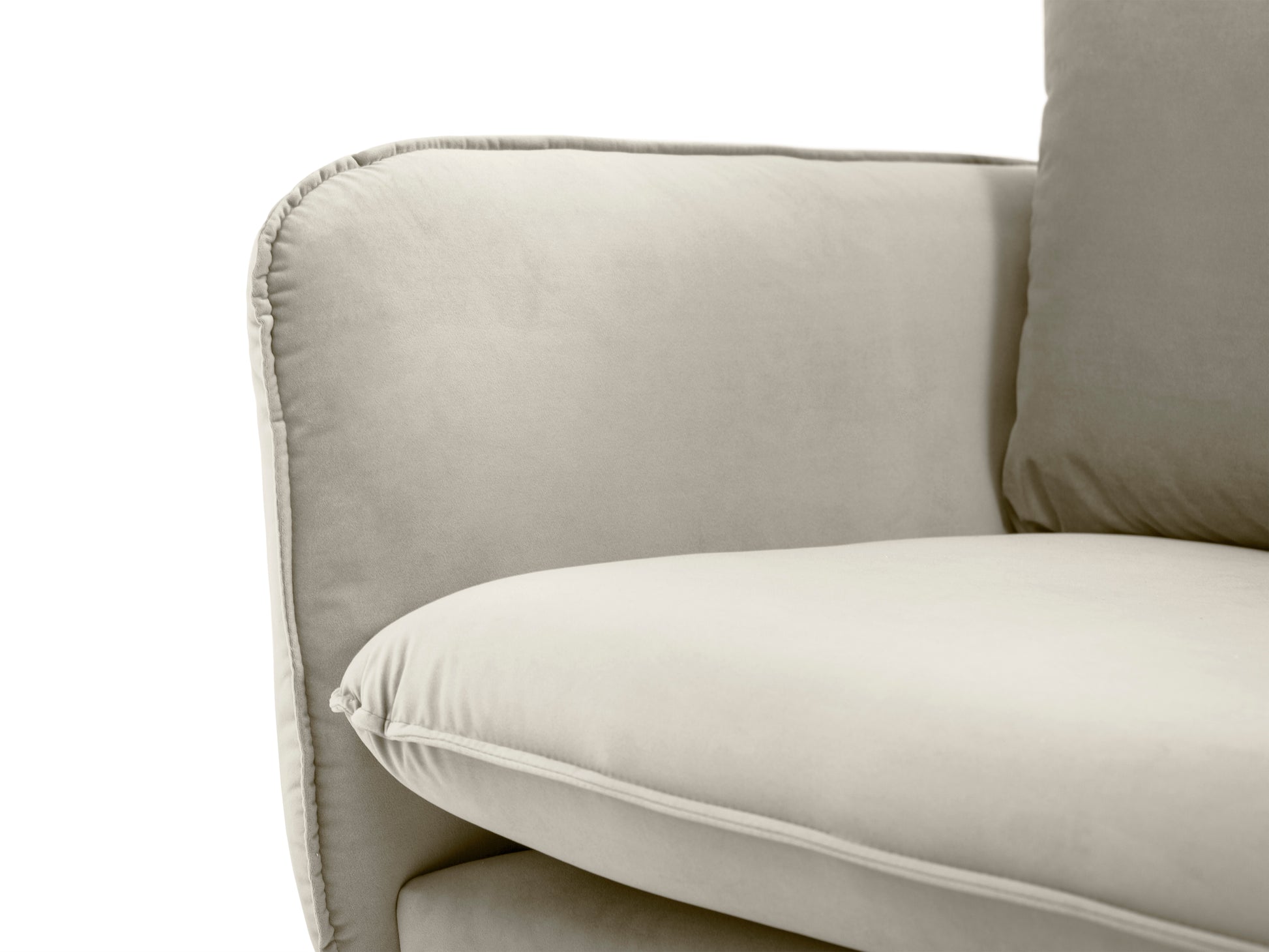 Atzveltnes krēsls Cosmopolitan Design Vienna 97x94x95 cm bēšs - N1 Home