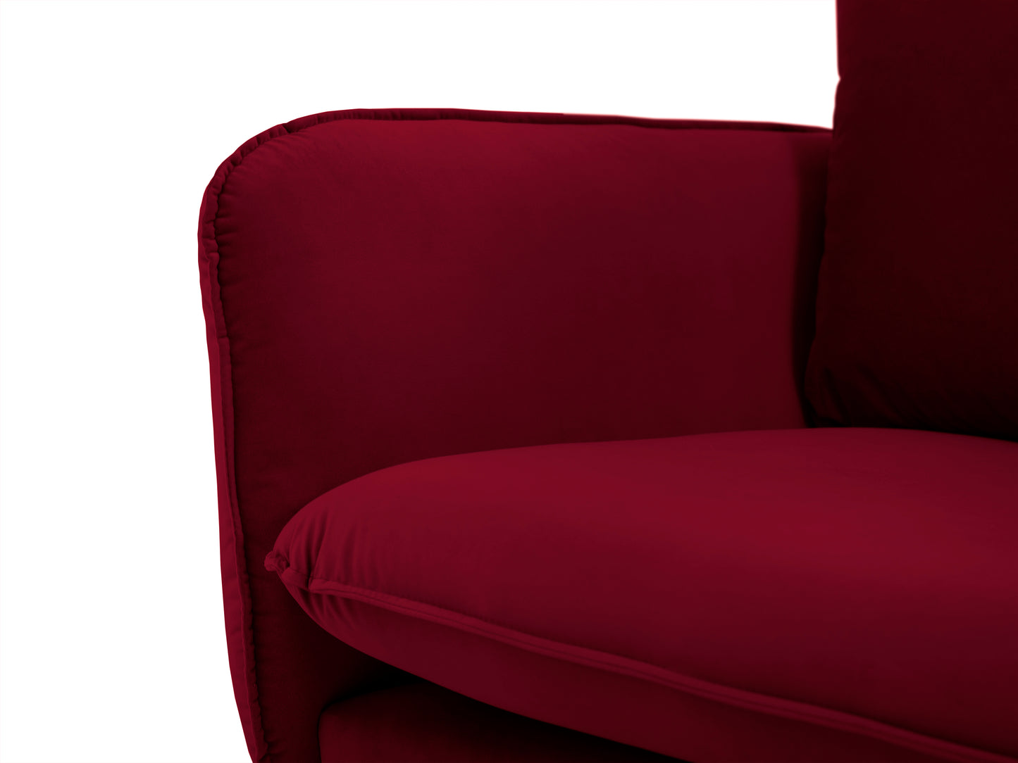 Atzveltnes krēsls  Cosmopolitan Design Vienna 97x94x95 cm bordo - N1 Home