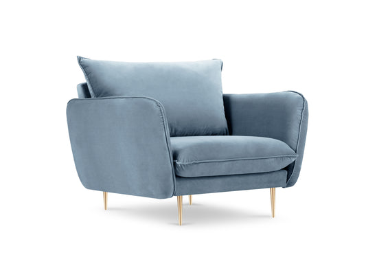 Atzveltnes krēsls Cosmopolitan Design  Vienna 97x94x95 cm debesjums zils - N1 Home