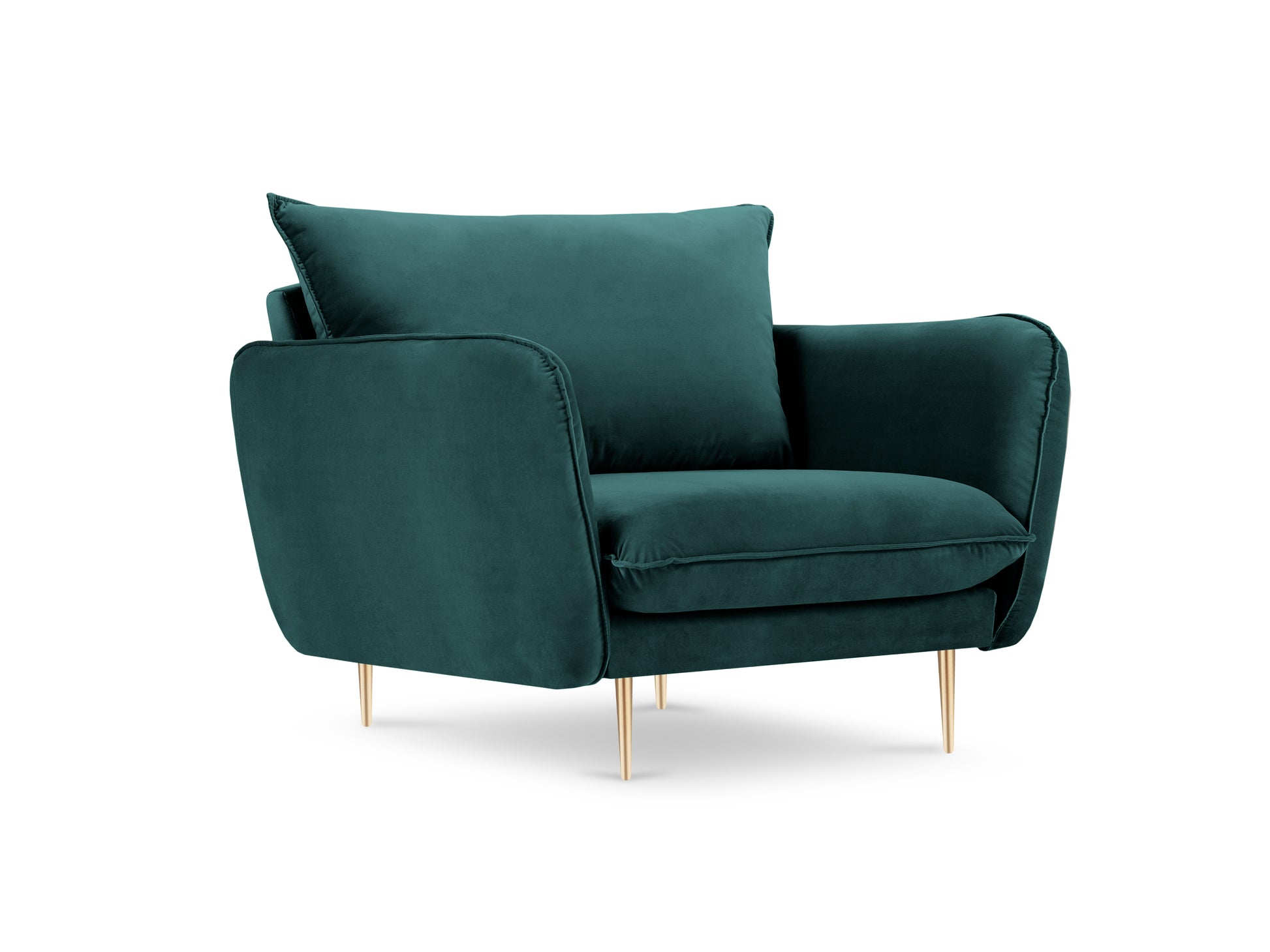 Atzveltnes krēsls Cosmopolitan Design  Vienna 97x94x95 cm jūras zaļs - N1 Home
