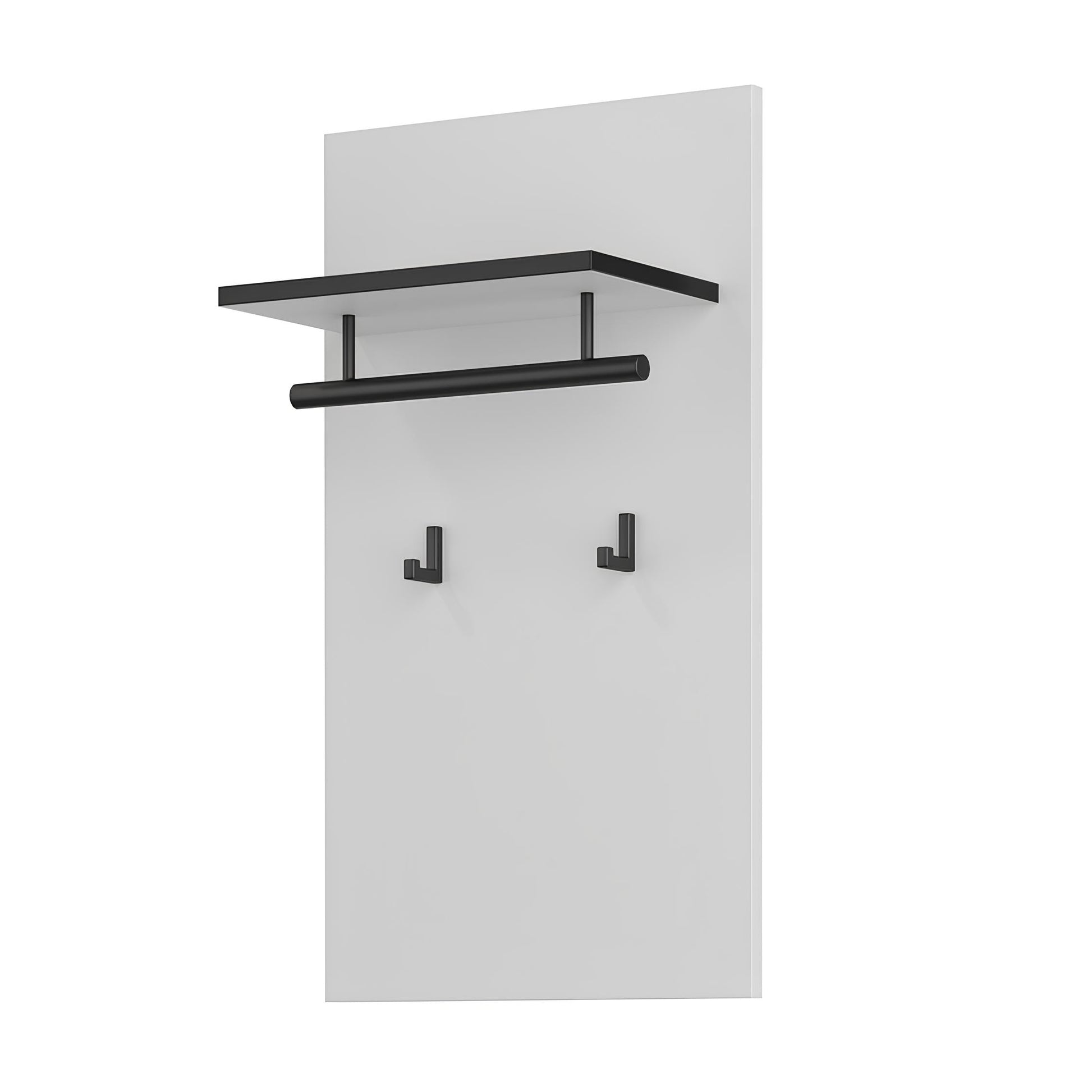 Sienas panelis ar āķiem Krosit kolekcija 40/70/20 cm balts - N1 Home