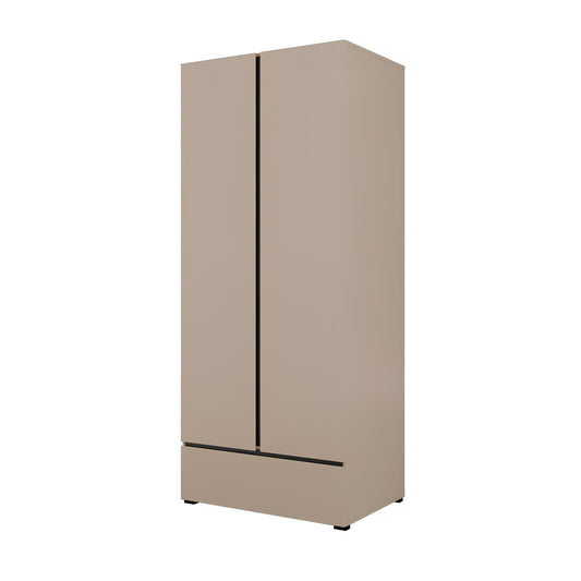 Skapis Krosit kolekcija 89;180/210/60 cm congo/melns - N1 Home