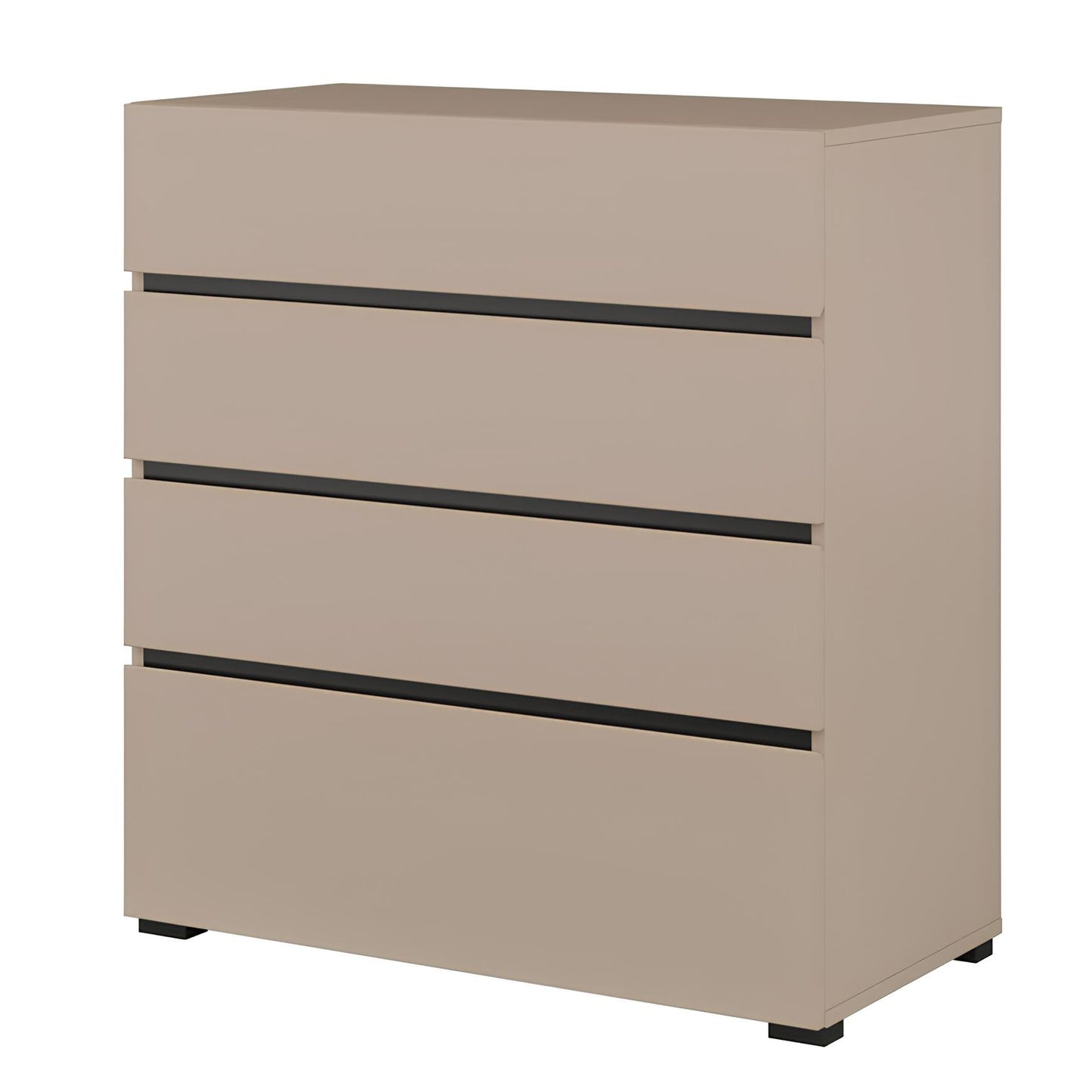 Kumode Krosit kolekcija 80/85/40 cm congo/melns - N1 Home