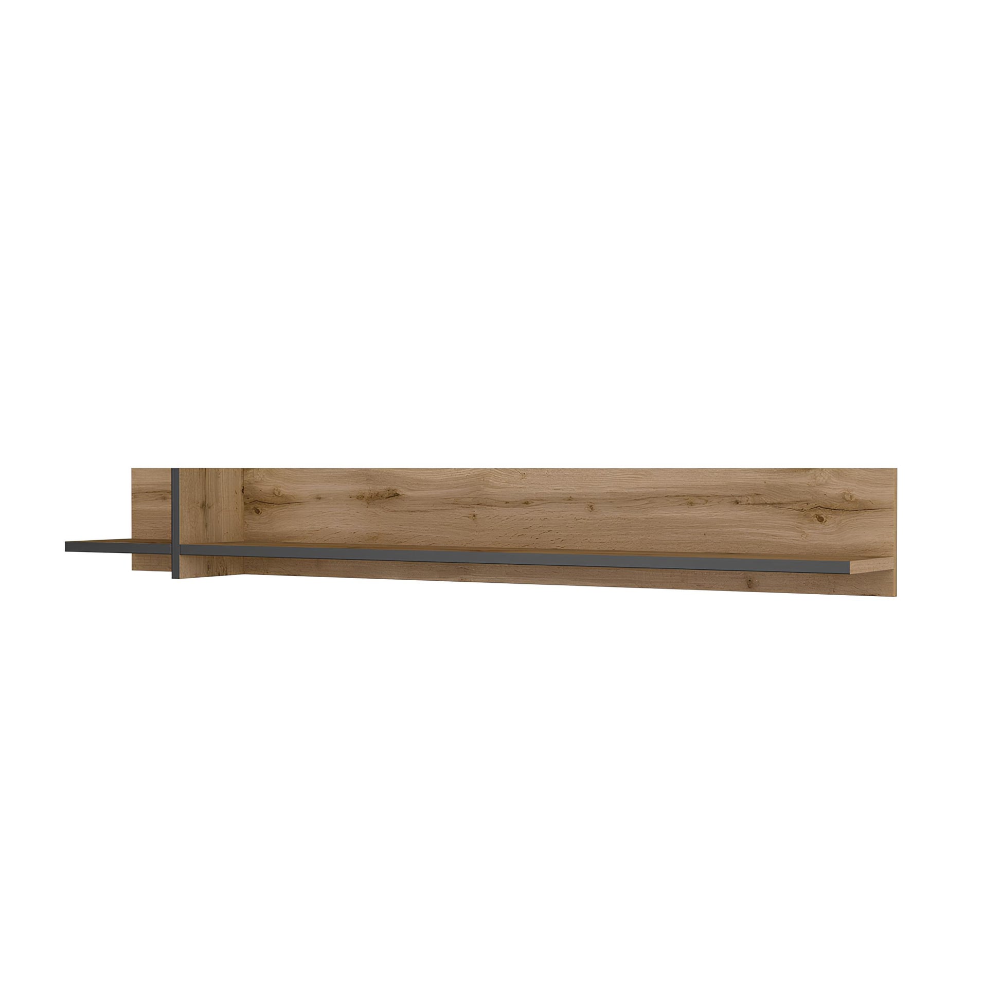 Sienas plaukts Krosit kolekcija 180/23/23 cm Votan ozols - N1 Home