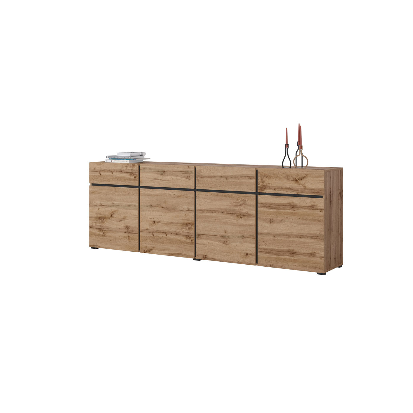 Kumode Krosit kolekcija 225/78/40 cm Votan ozols - N1 Home
