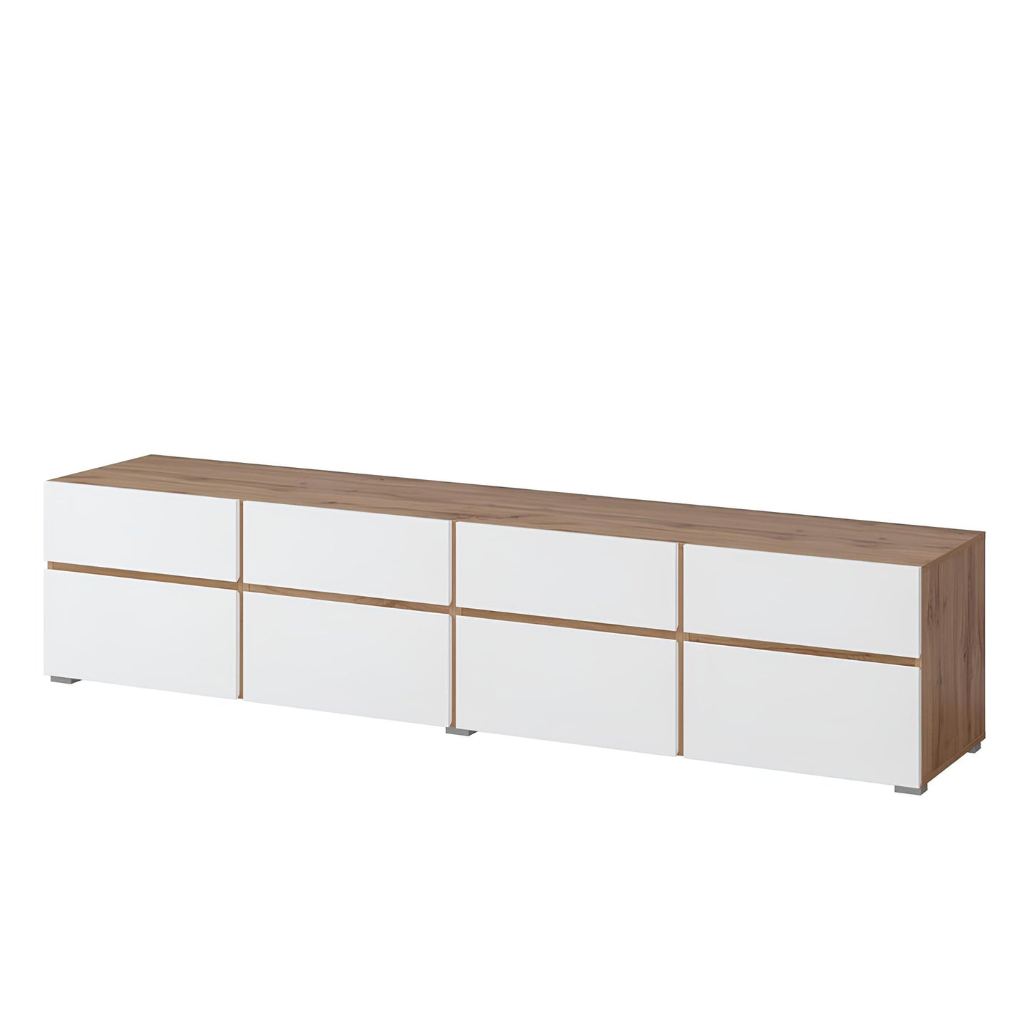 TV skapis Krosit kolekcija 225/48/40 cm Votan ozols/balts - N1 Home