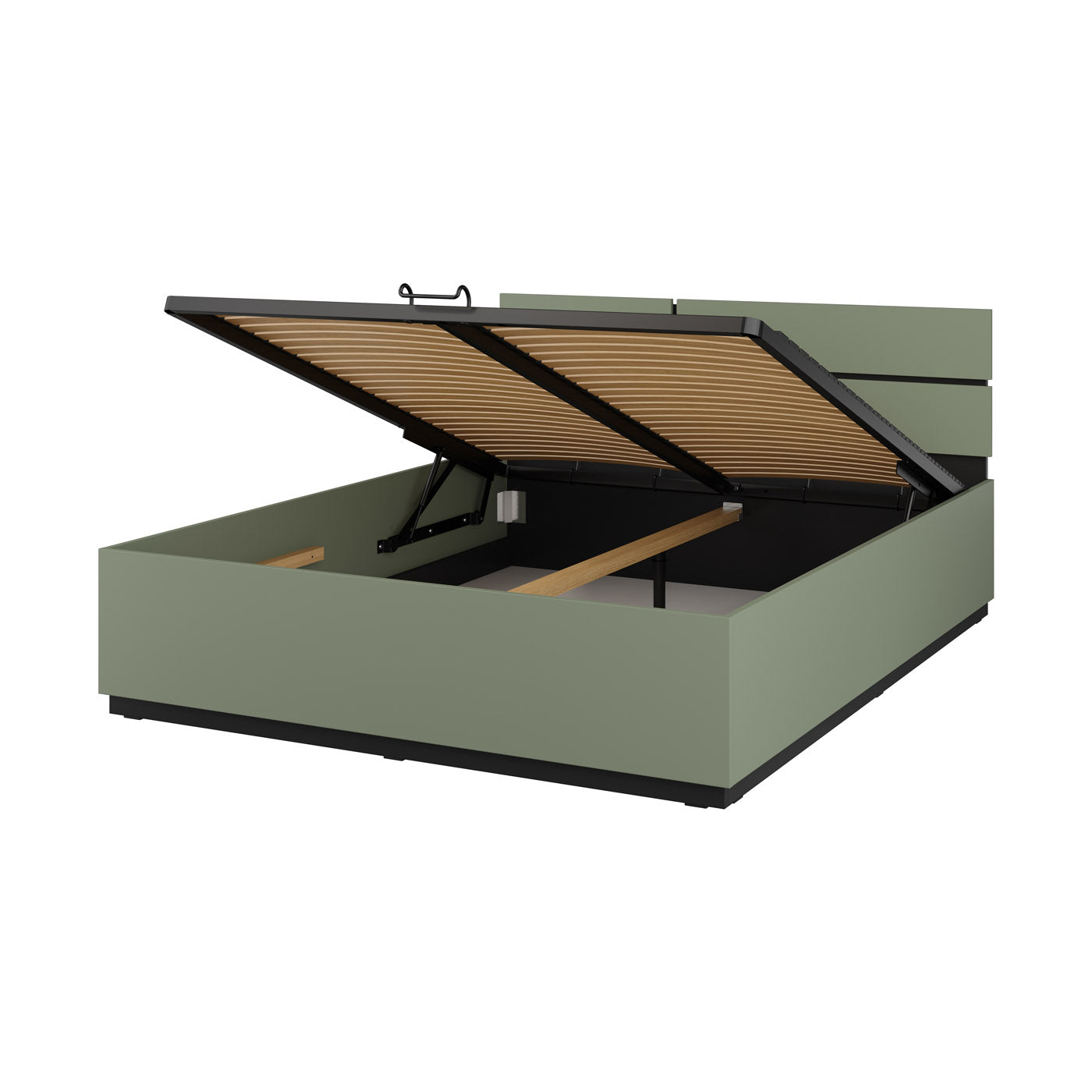 Gulta Krosit kolekcija 160;180/200 cm zaļs/melns