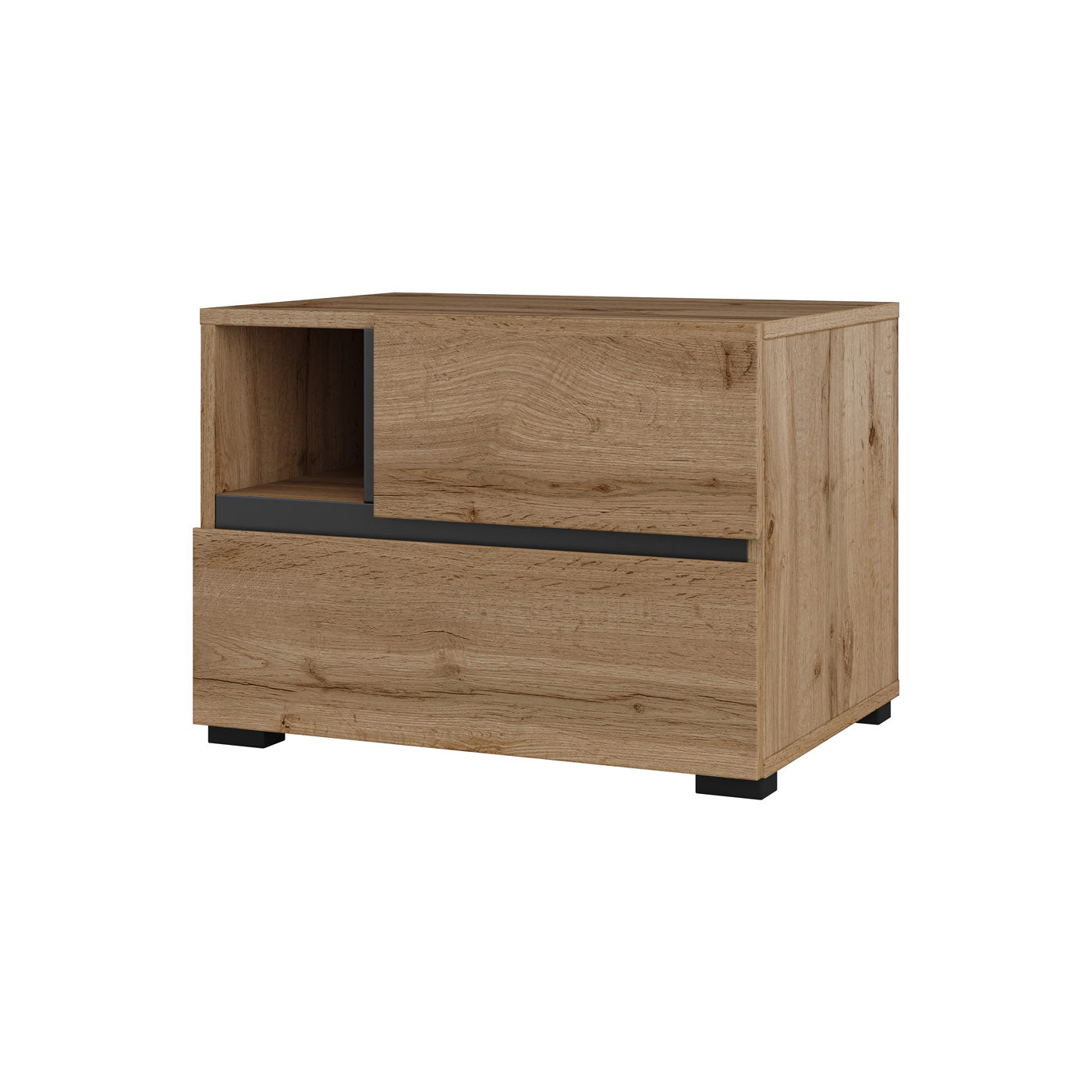 Naktsskapis (2) Krosit kolekcija 55/40/40 cm votan ozols - N1 Home