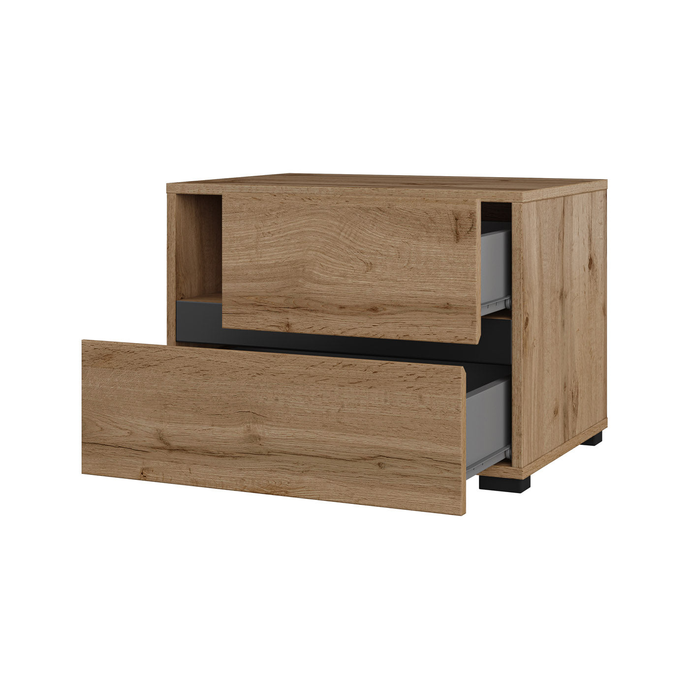 Naktsskapis (2) Krosit kolekcija 55/40/40 cm votan ozols - N1 Home