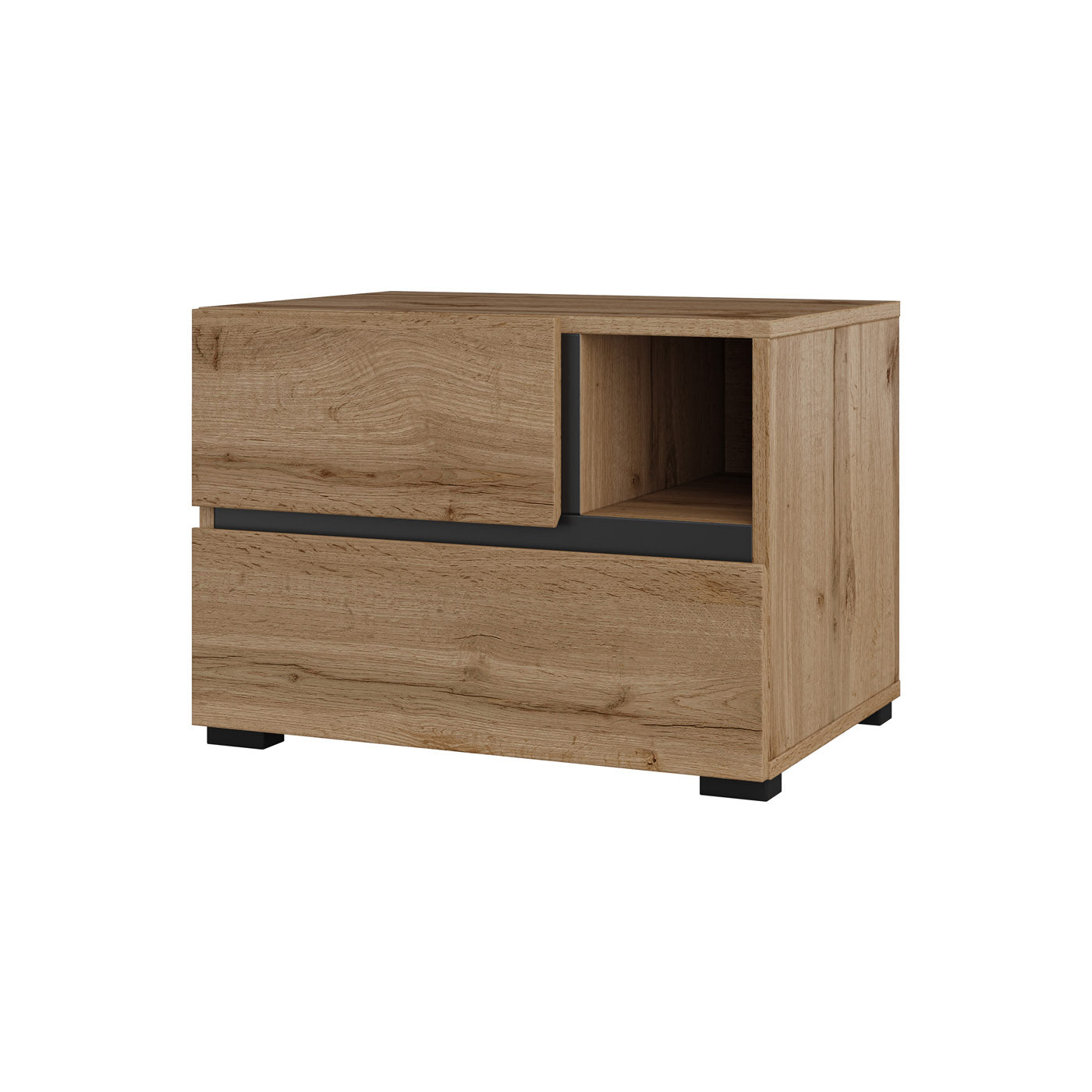 Naktsskapis (2) Krosit kolekcija 55/40/40 cm votan ozols - N1 Home