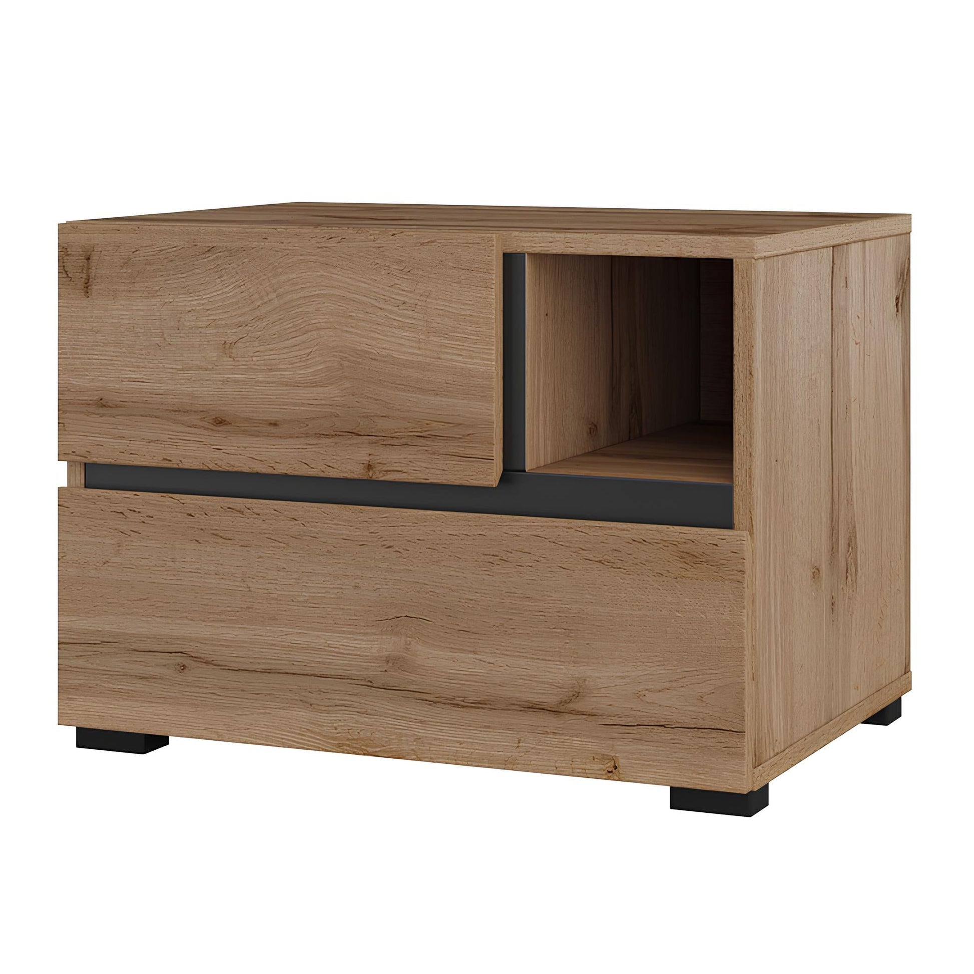 Naktsskapis (2) Krosit kolekcija 55/40/40 cm votan ozols - N1 Home