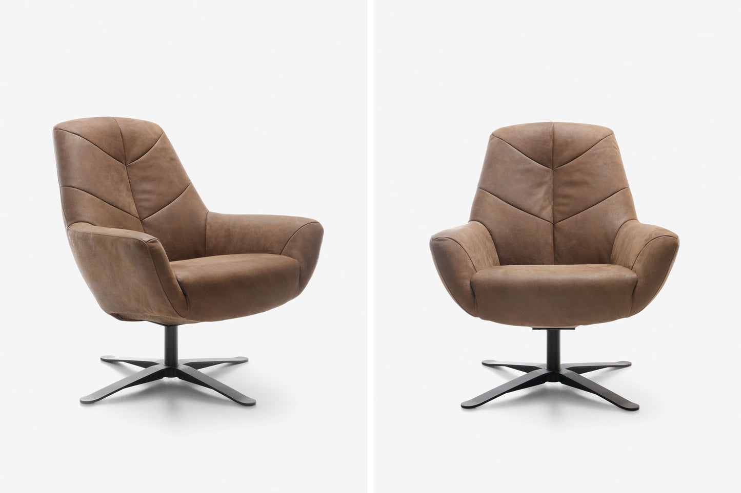 Krēsls Leafa 81/92/83 cm brūns