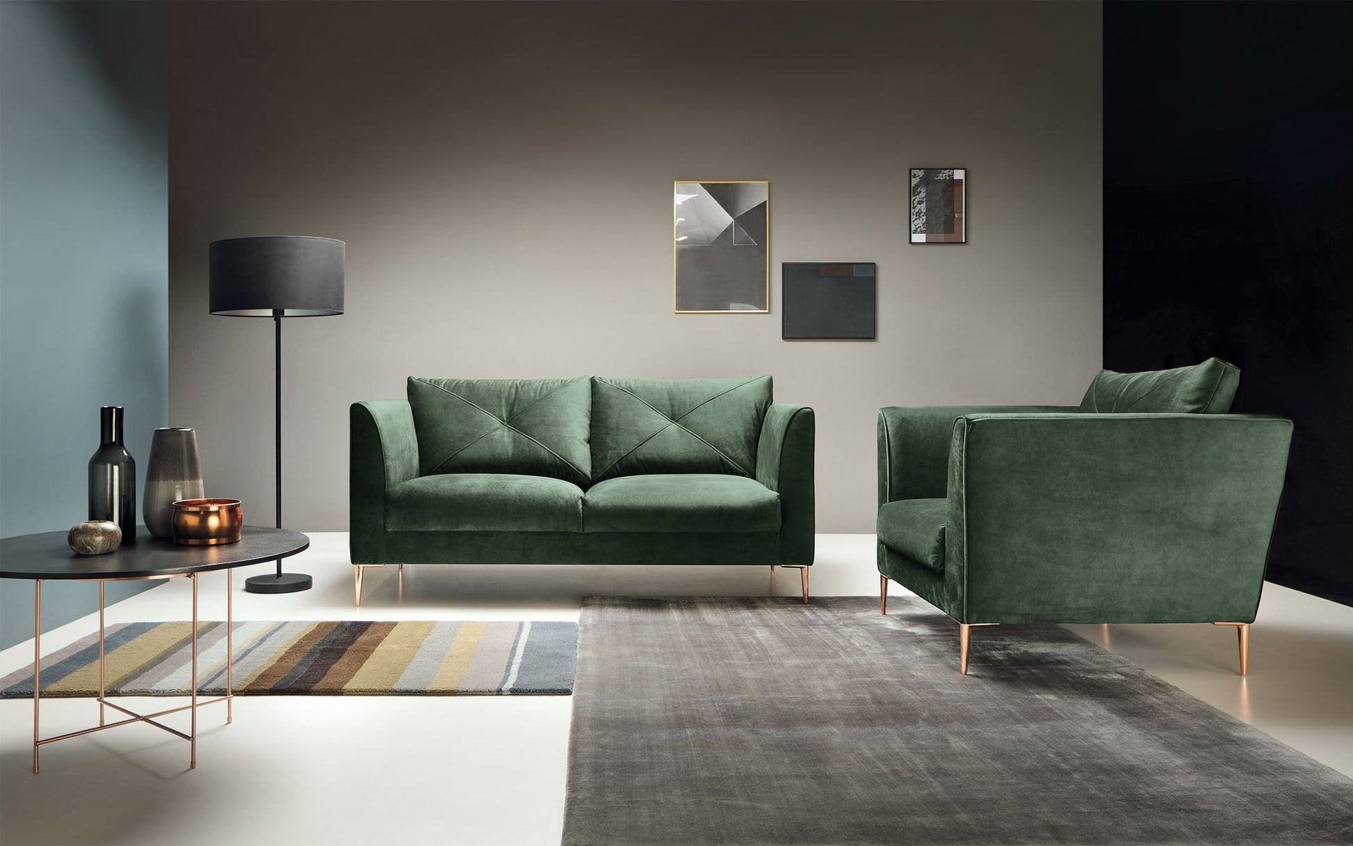 Krēsls Faradza 85/84/96 cm zaļs - N1 Home