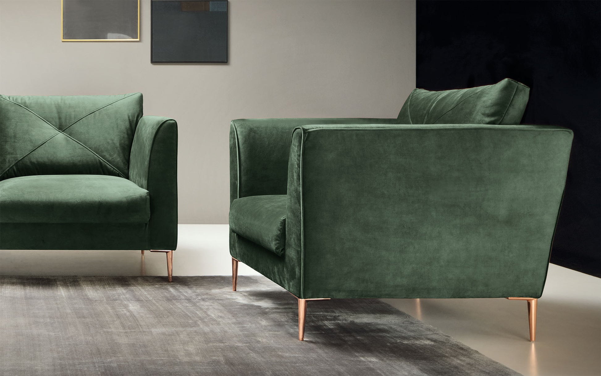 Krēsls Faradza 85/84/96 cm zaļs - N1 Home