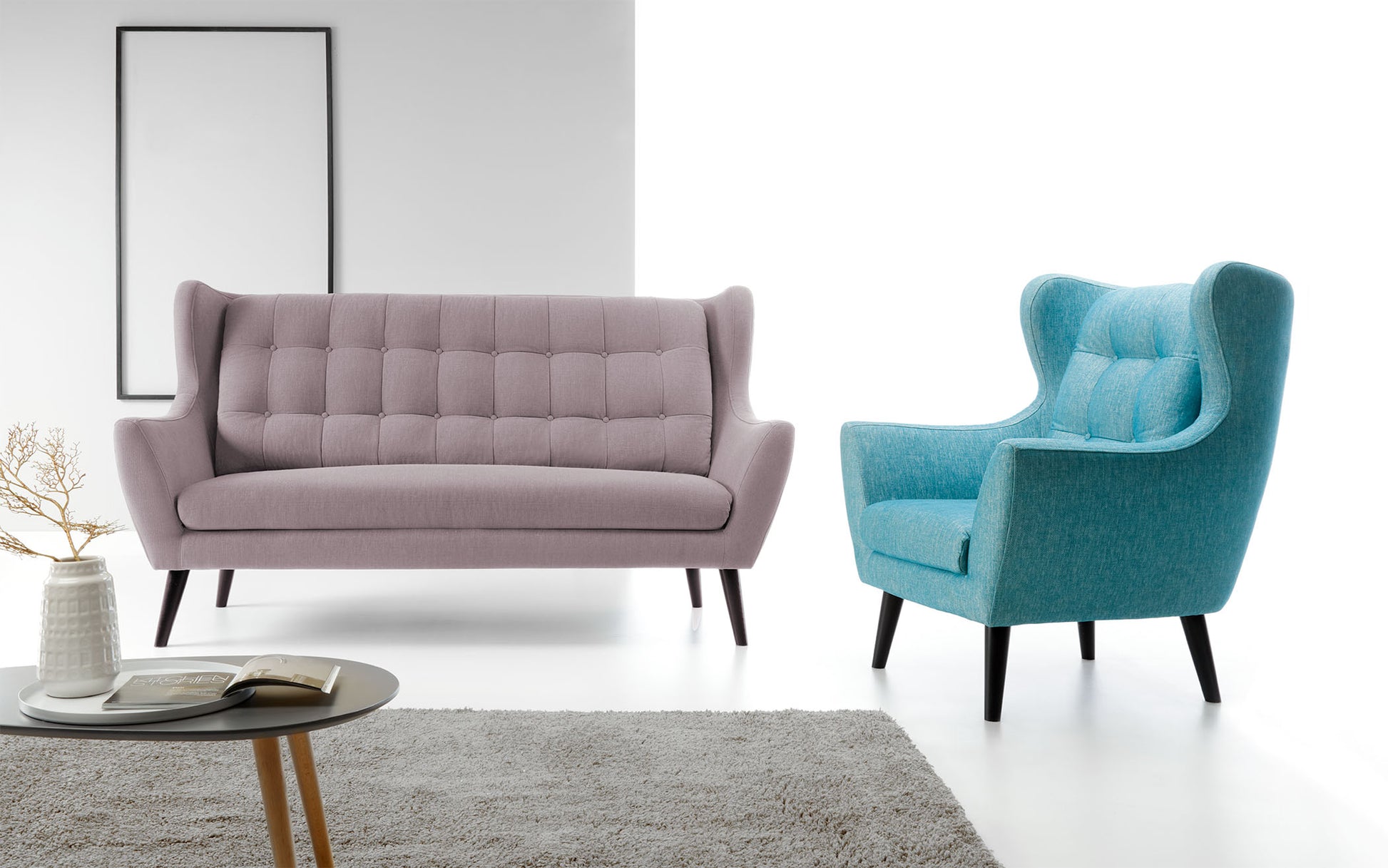 Krēsls Hary 81/107/94 cm pelēks - N1 Home