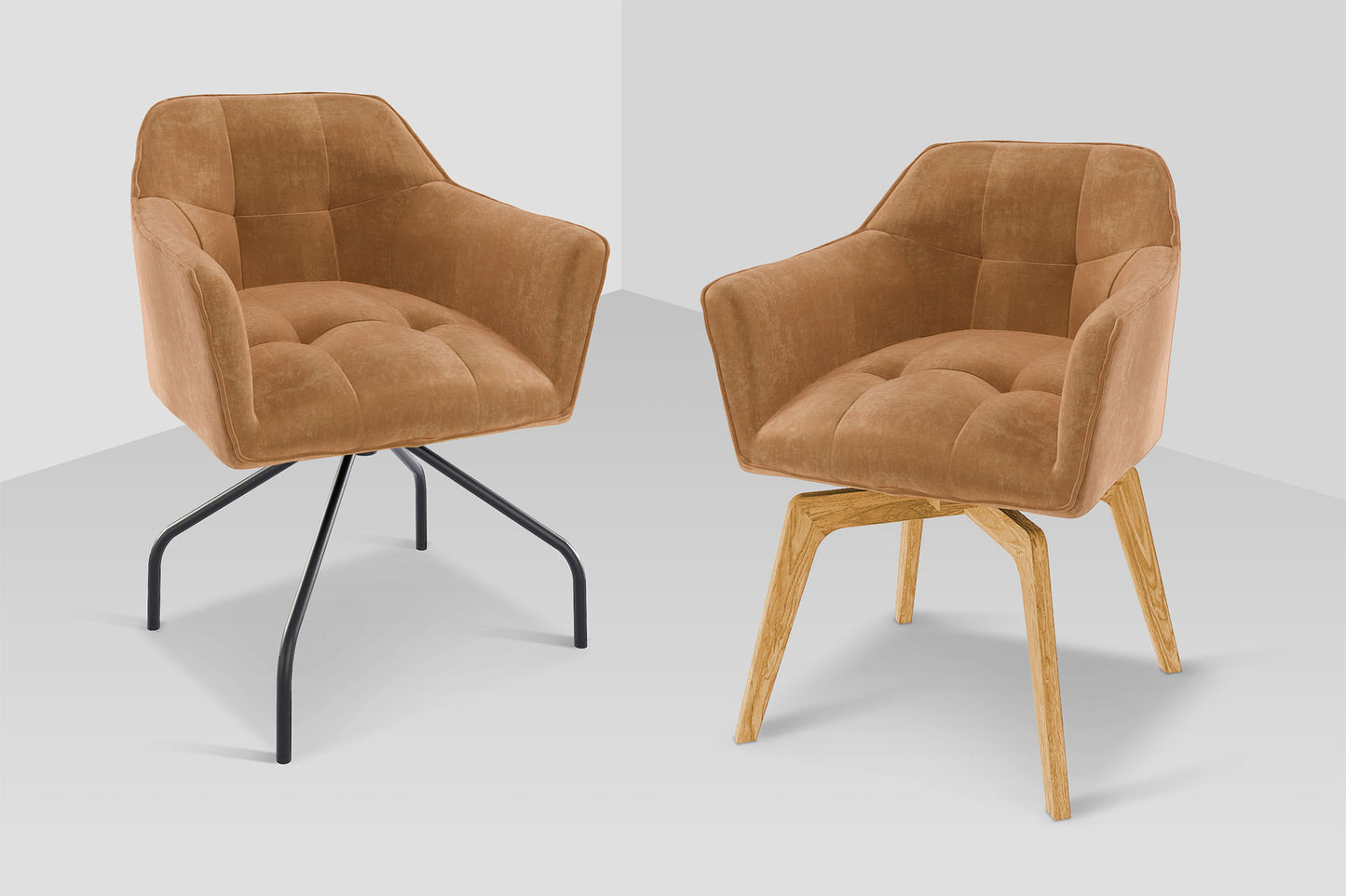 Krēsls Silia W 62/83/61 cm taupe