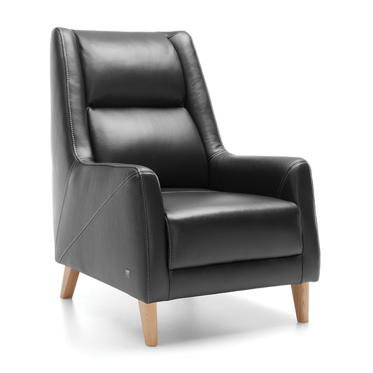 Krēsls Fiors 74/102/94 cm melns (adā)