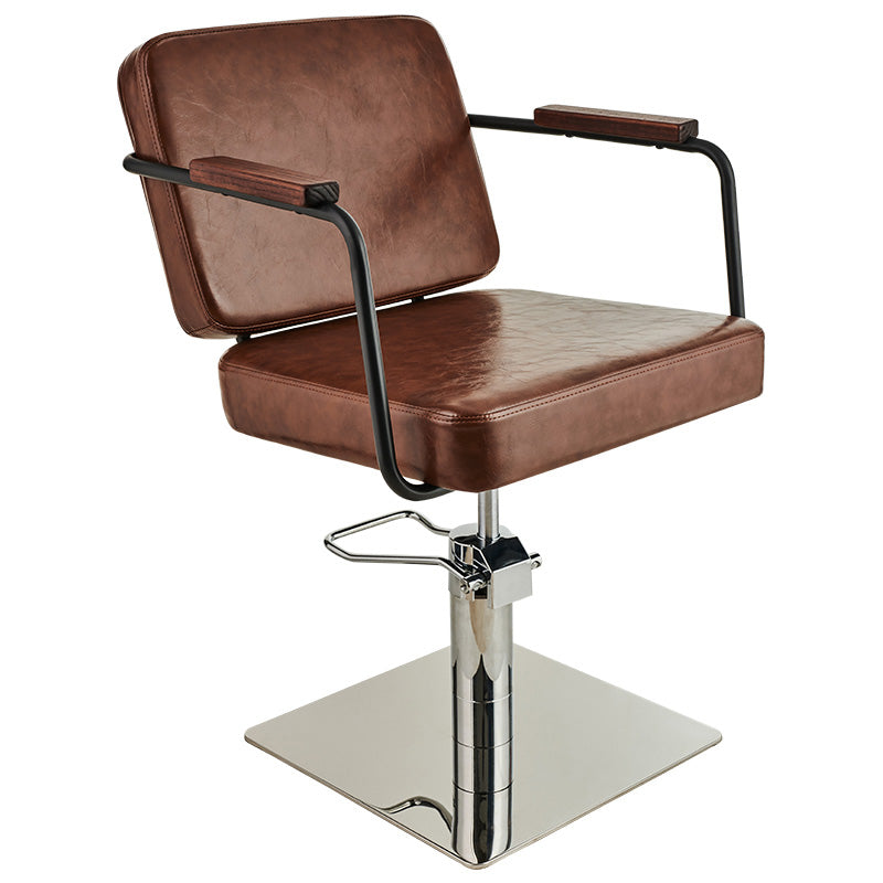 Frizētavas krēsls Enzi 61/50/60 cm gaiši brūns - N1 Home