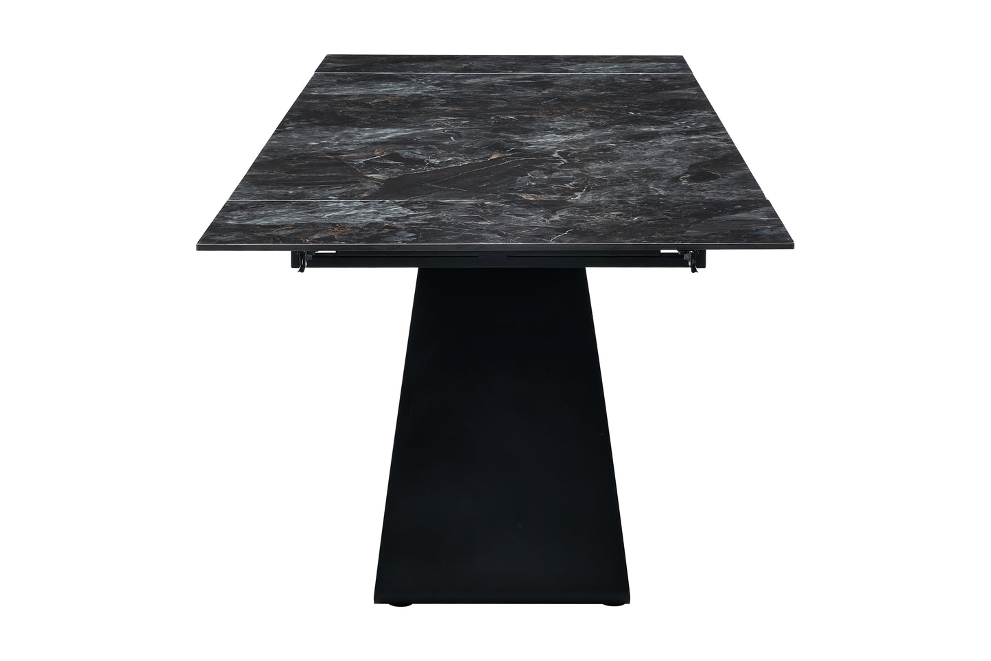 Galds Dora 180-260/90/76 cm melns. Ekskluzīvi!