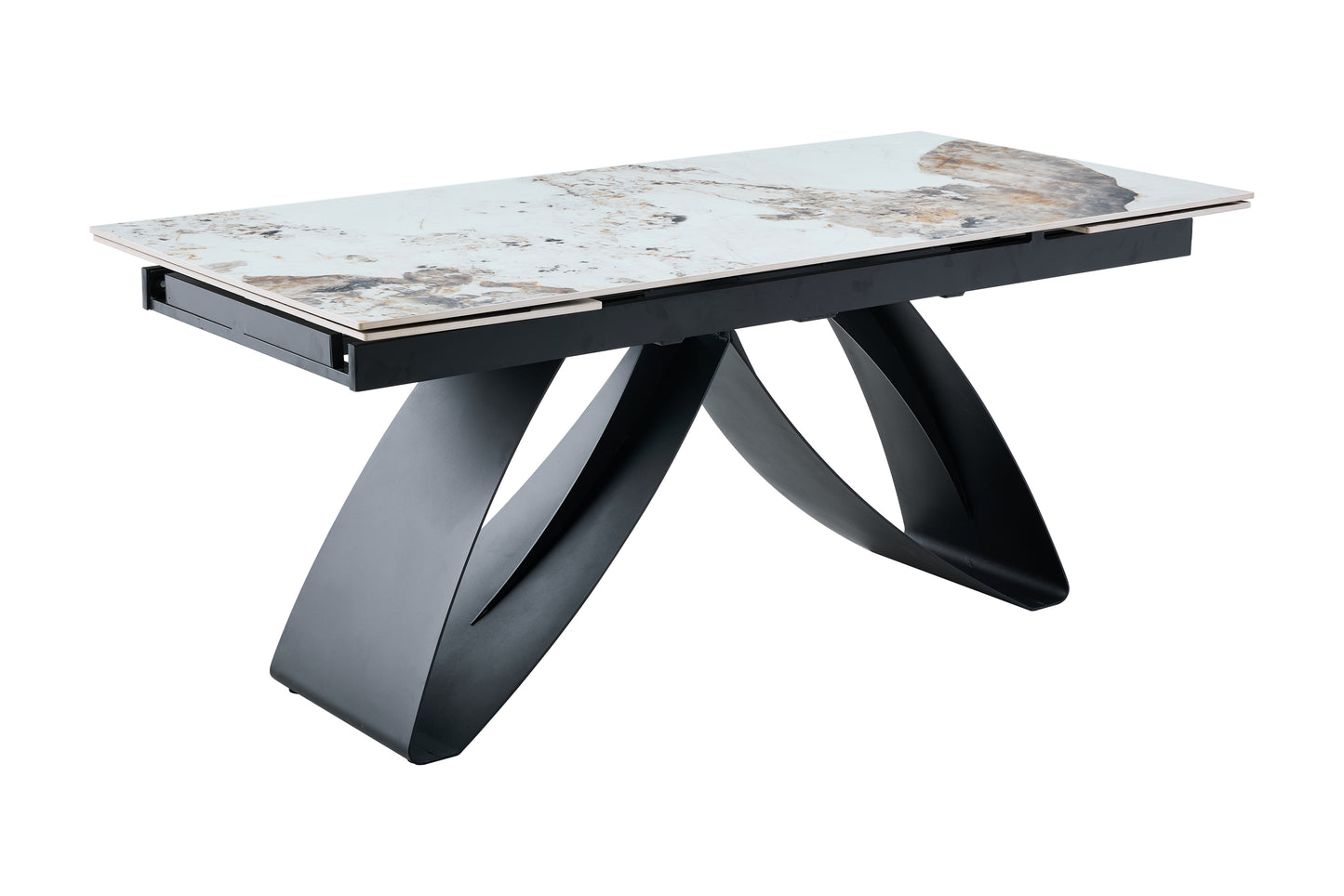 Galds Dora 180-260/90/76 cm balts. Ekskluzīvi!