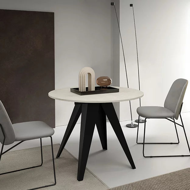 Galds Gera 90/76; 100/76 cm White Chromix