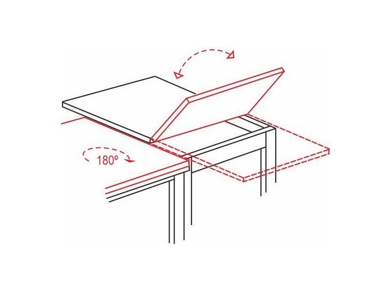 Galds FP 80x80-160 cm