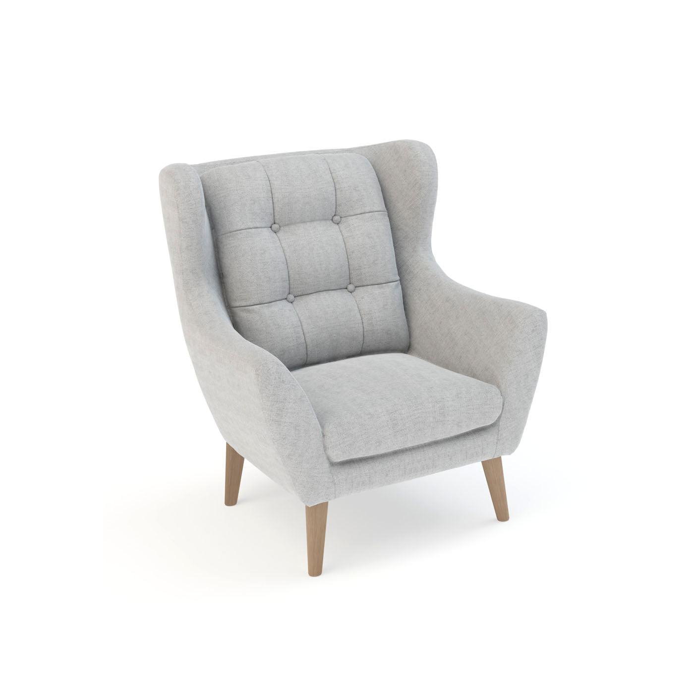 Krēsls Hary 81/107/94 cm pelēks - N1 Home