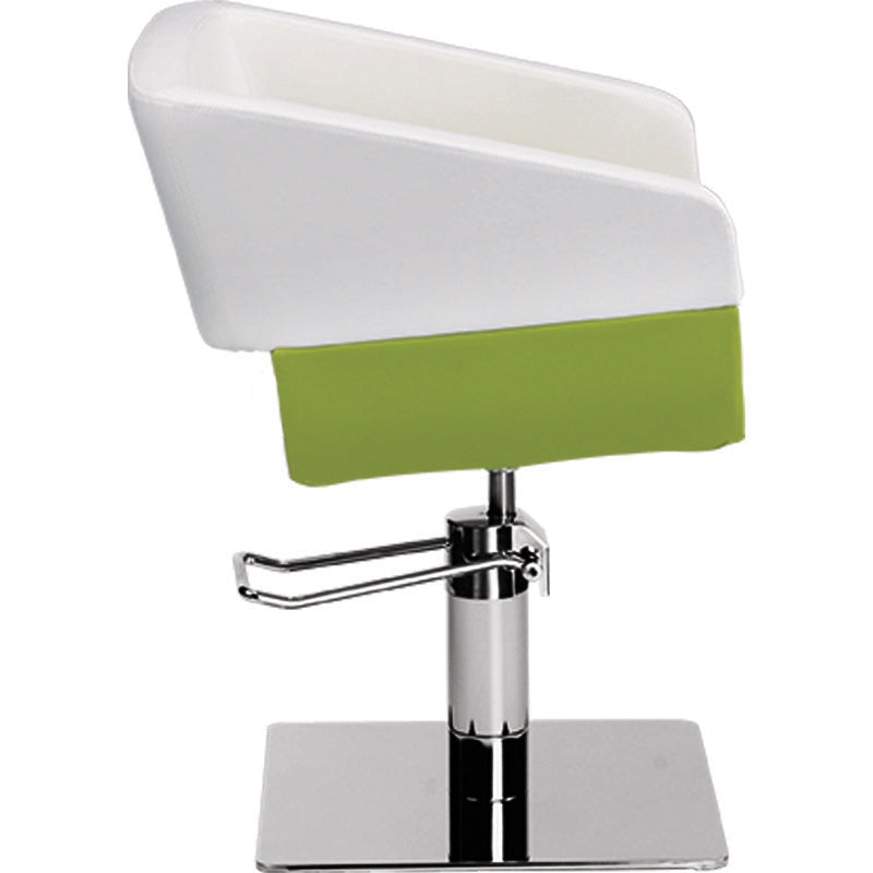 Frizētavas krēsls Hippi 57/53/42 cm balts/zaļš - N1 Home
