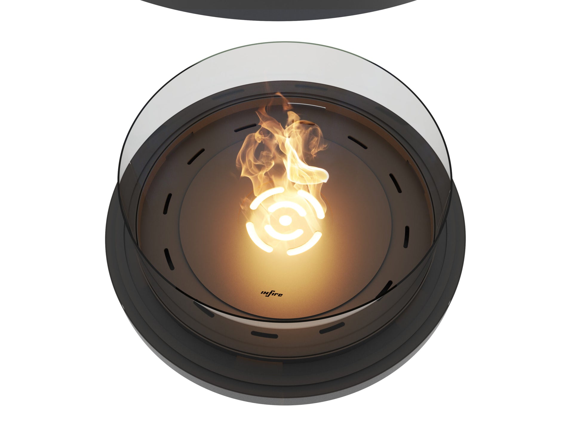 Biokamīns Inrond 80/200 cm melns - N1 Home