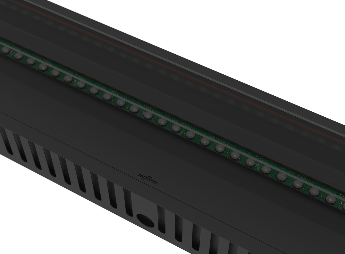 Elektriskais kamīns Infir 120/40/20 cm melns - N1 Home