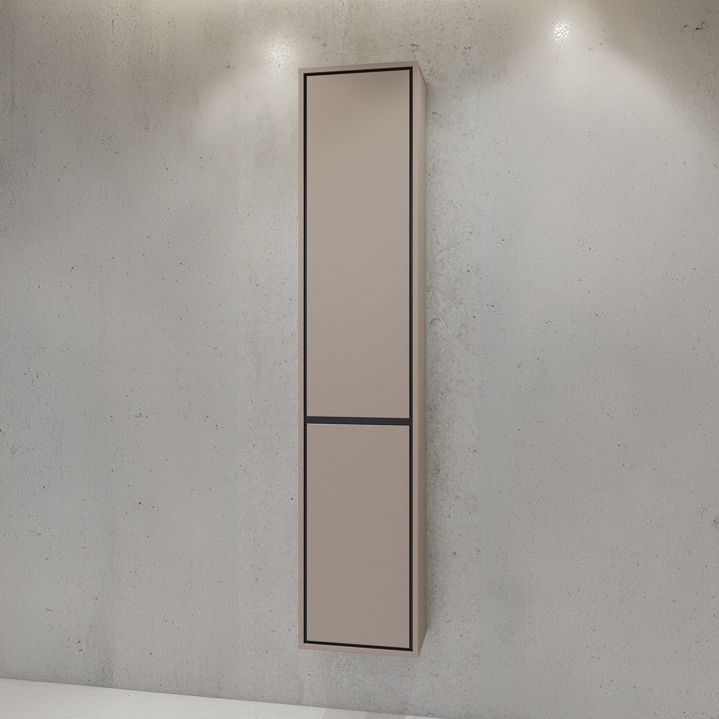 Skapis Iriva 35/30/172 cm congo/melns